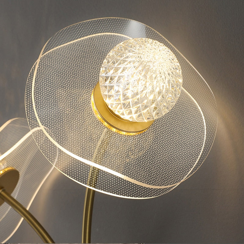 Arandelas Flower Duplo - design criativo