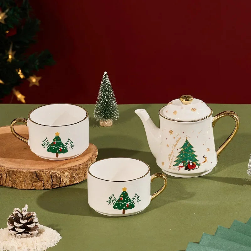 Kit 3pcs Natal - em cerâmica