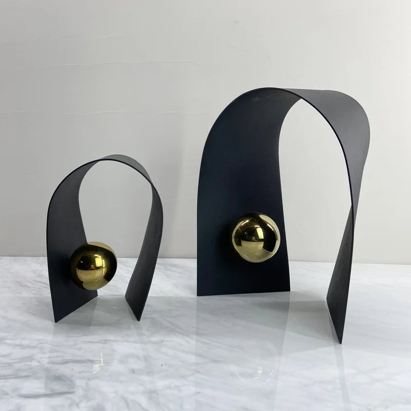 Adornos decorativos em Metal - design moderno