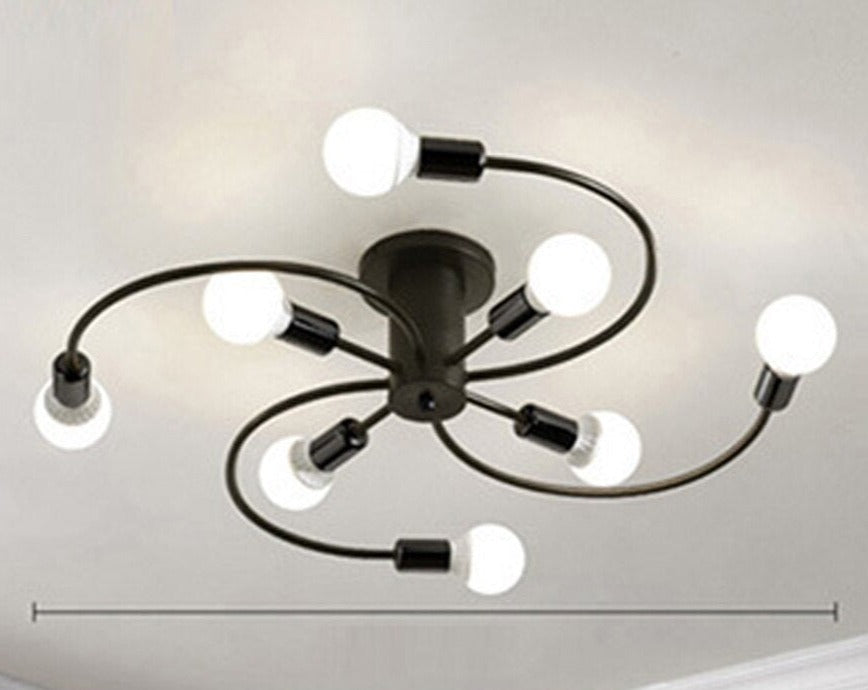 Luminária de teto Curvas - moderno e elegante