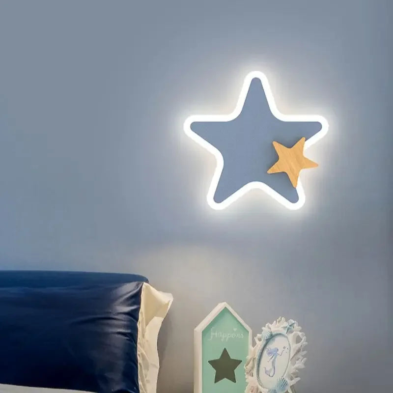 Arandelas Estrela & Foguete em led