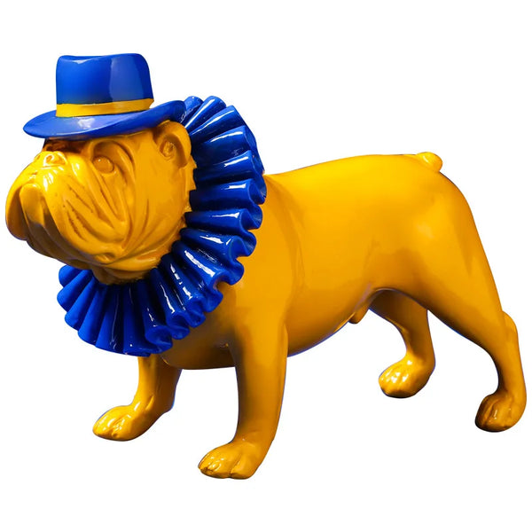 Escultura decorativas Bulldog Circus - *edição especial