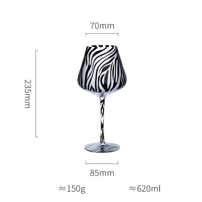 Taças em cristal Animal Print - Individual ou Jogo 2pcs