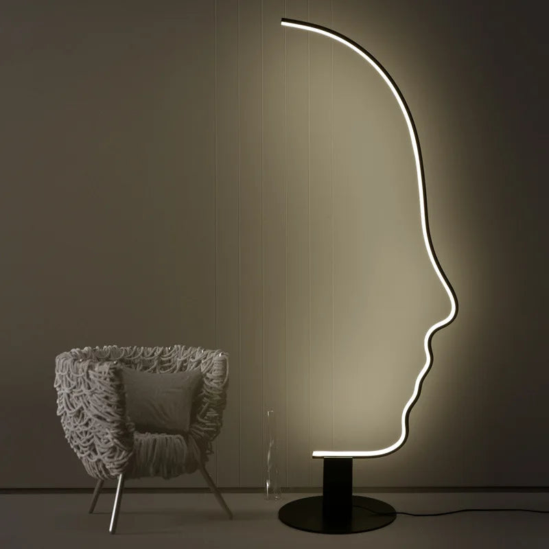 Luminária de chão Face - 142cm