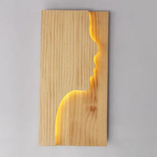 Iluminação de parede Formas - em madeira