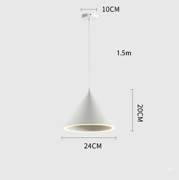 Pendente em led Cone - design moderno