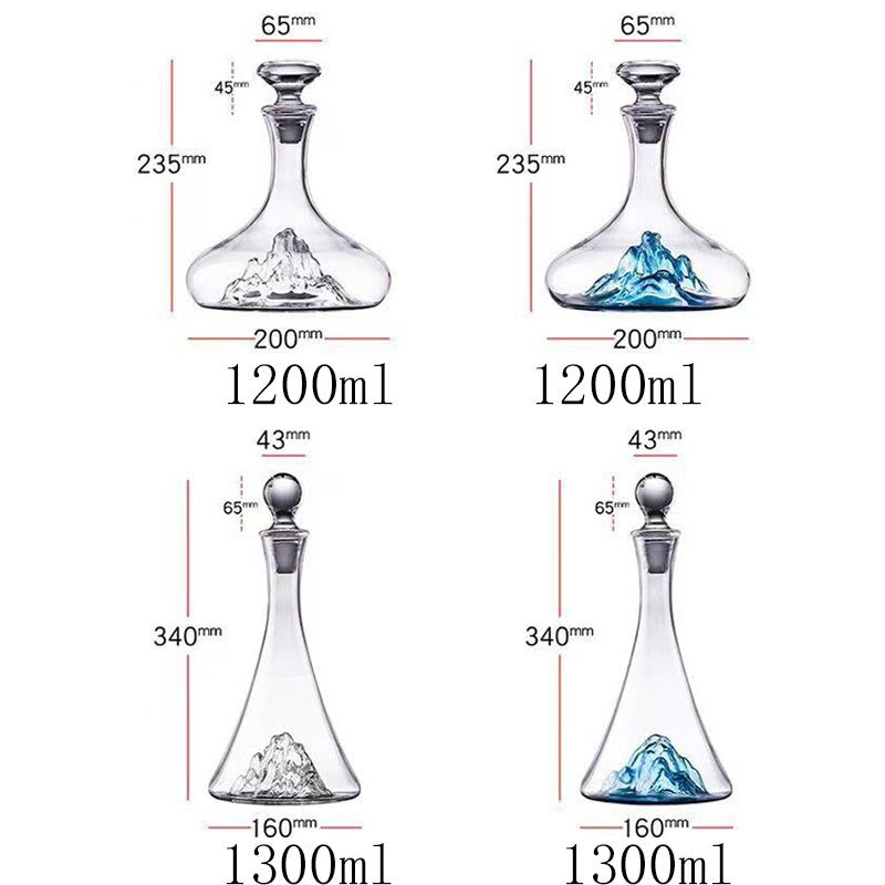 Decanter Iceberg - 02 Modelos