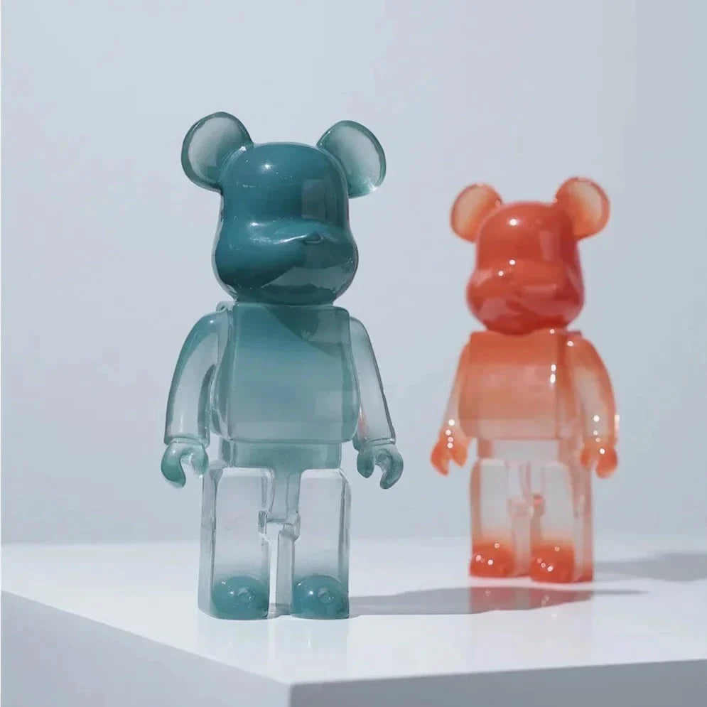 Escultura decorativa Bricks Transparentes - toy art