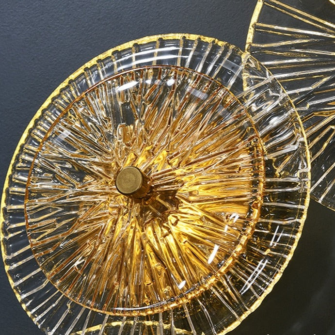 Arandela Firework - em metal e vidro