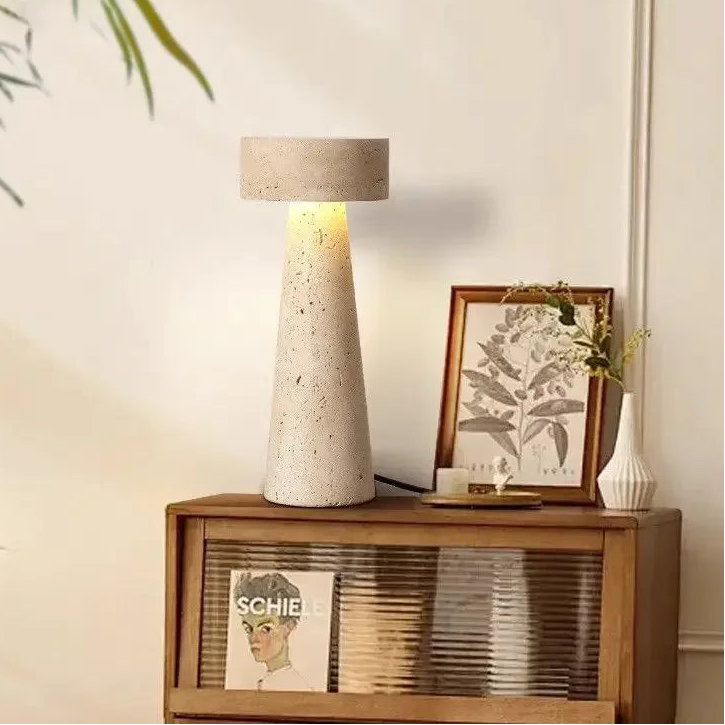 Luminária de mesa Travertino - 30cm