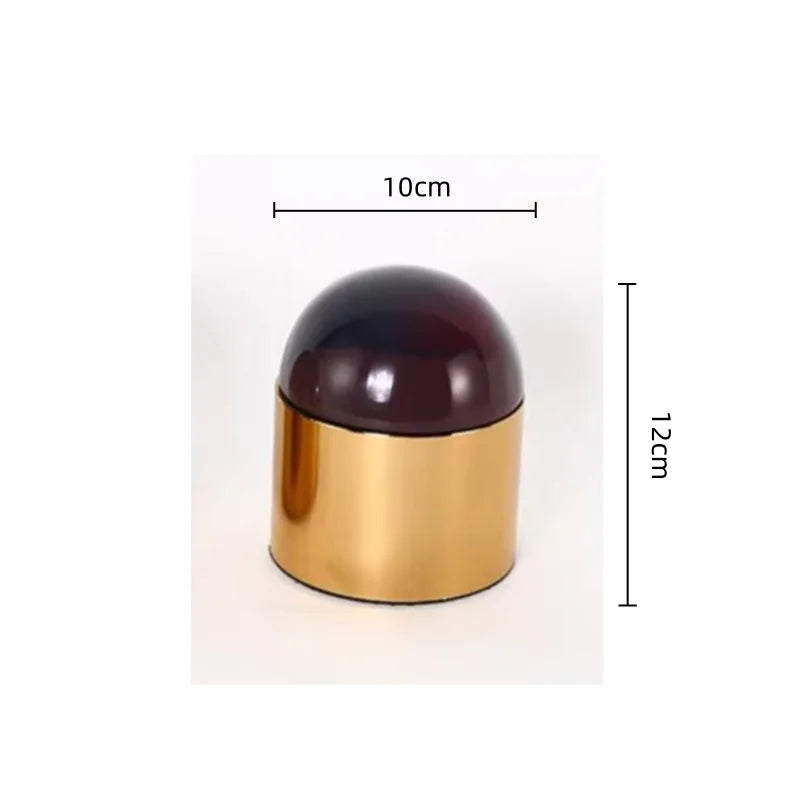 Caixa em metal com Esfera Cristal Colors