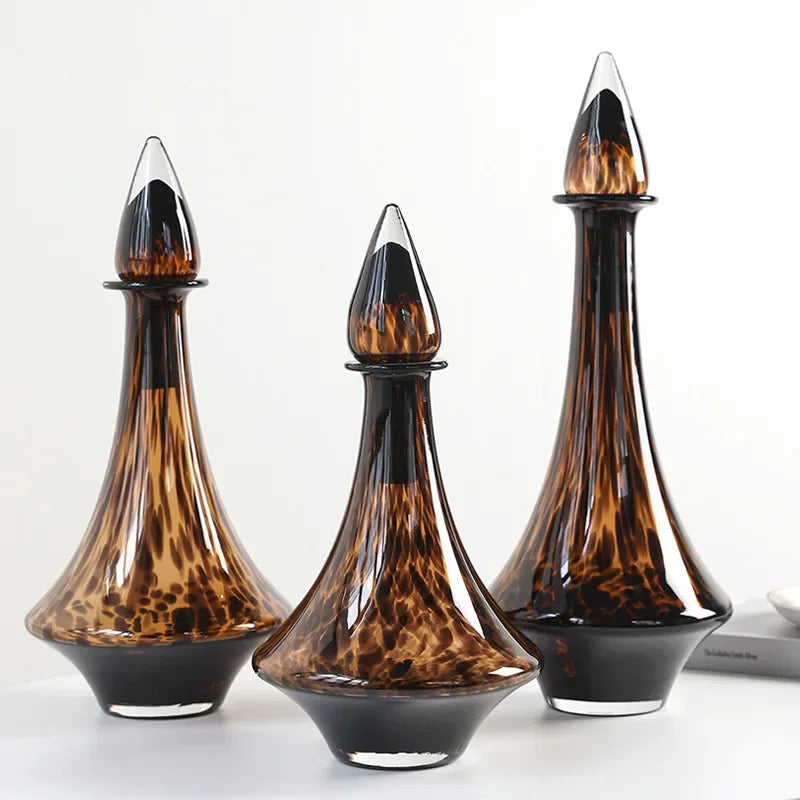 Vasos em vidro com tampa - 03 Tamanhos