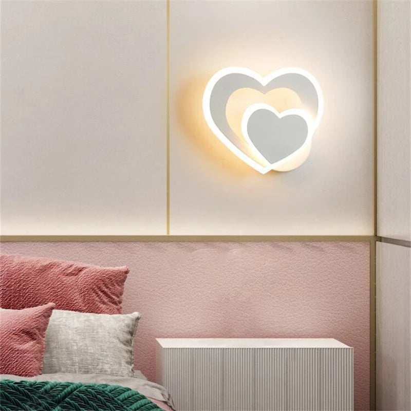 Arandela em led Heart - 03 Cores