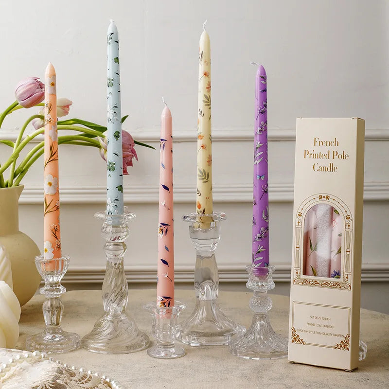 Velas estampadas - Kit 02pcs