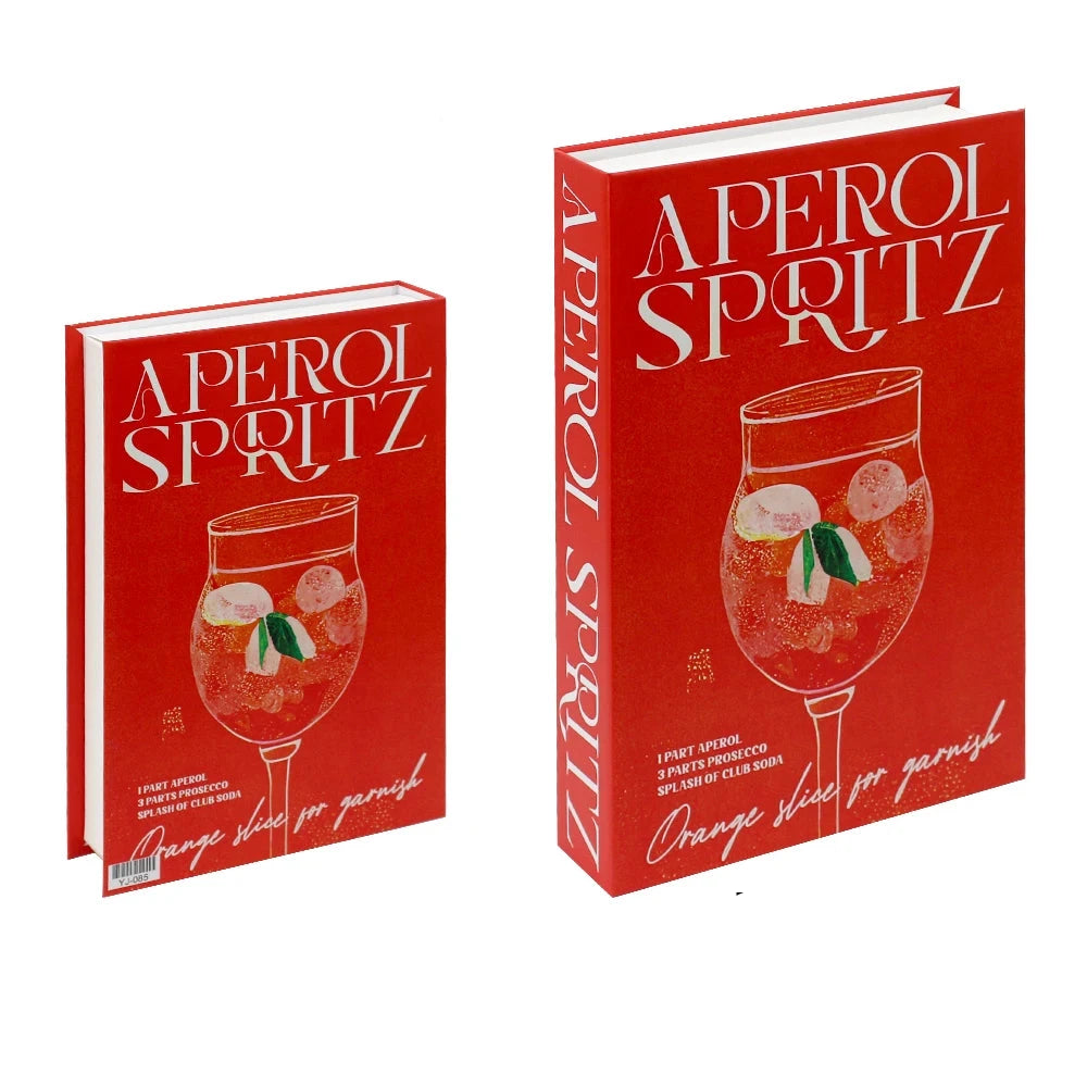 Livros Caixa Decorativos - Série Cocktails