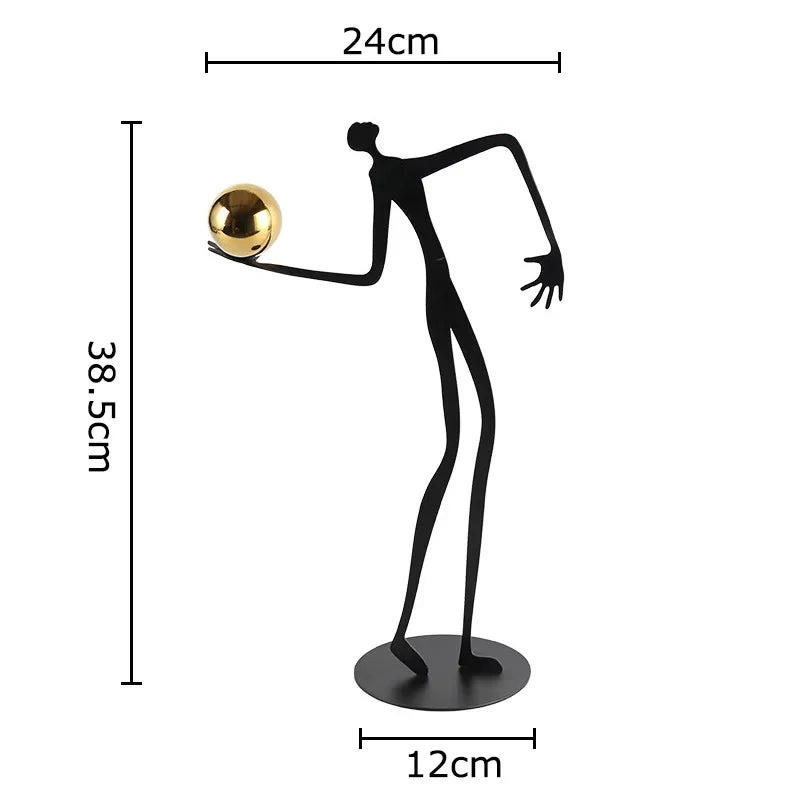 Esculturas Nuovo Mondo em metal - 02 modelos