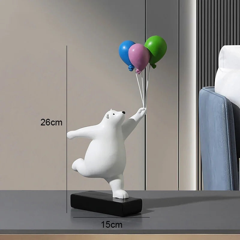 Esculturas Polar Balloon - Mesa & Parede