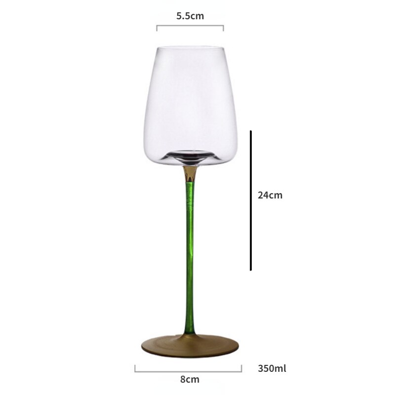 Jogo 2pcs taças em cristal Kea - design moderno