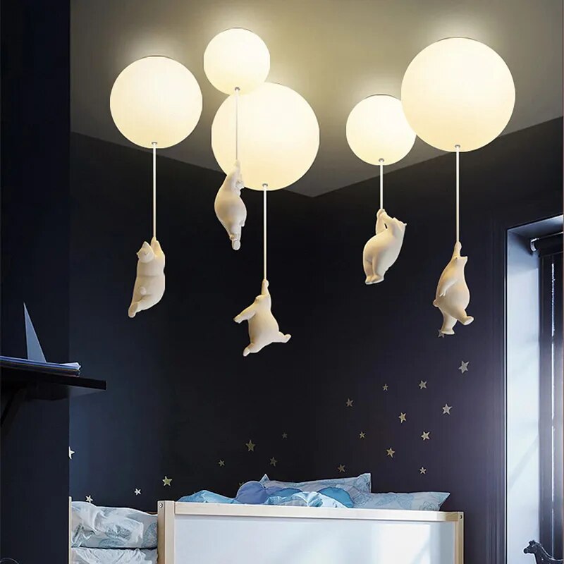 Luminária de teto Polar - design lúdico e criativo