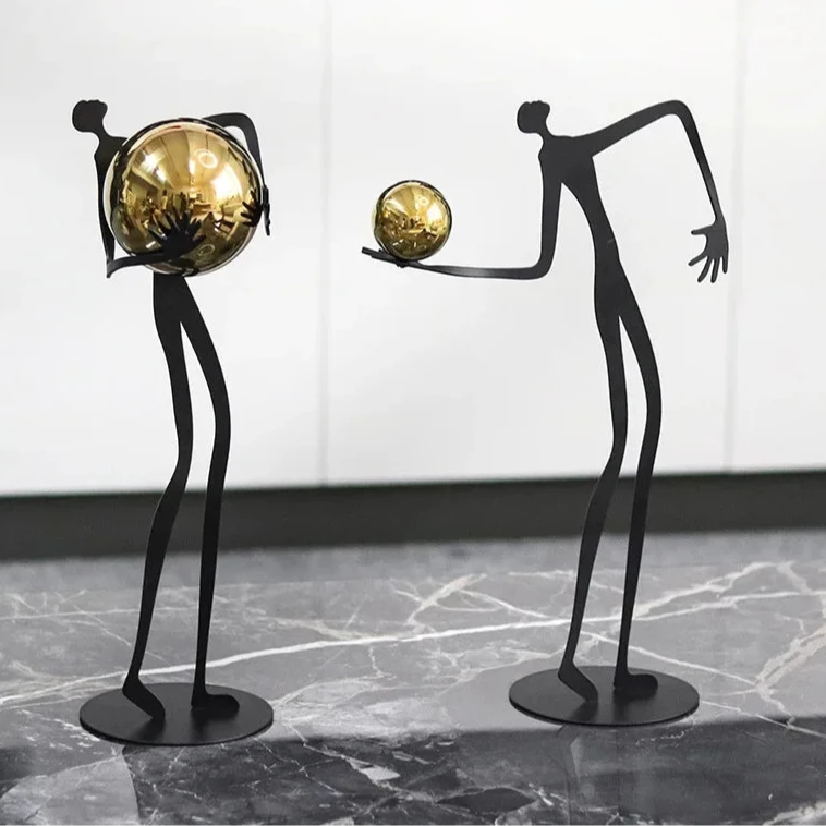 Esculturas Nuovo Mondo em metal - 02 modelos