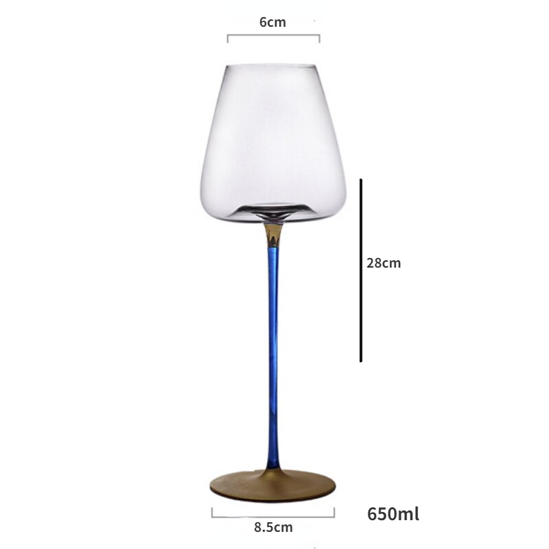 Jogo 2pcs taças em cristal Kea - design moderno