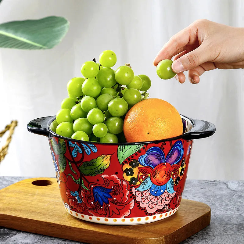 Bowl de cerâmica Colors - pintado à mão