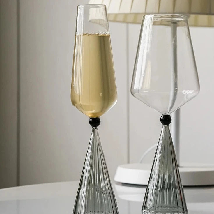 Jarra Decanter & Taças Onix Design - 04 Modelos