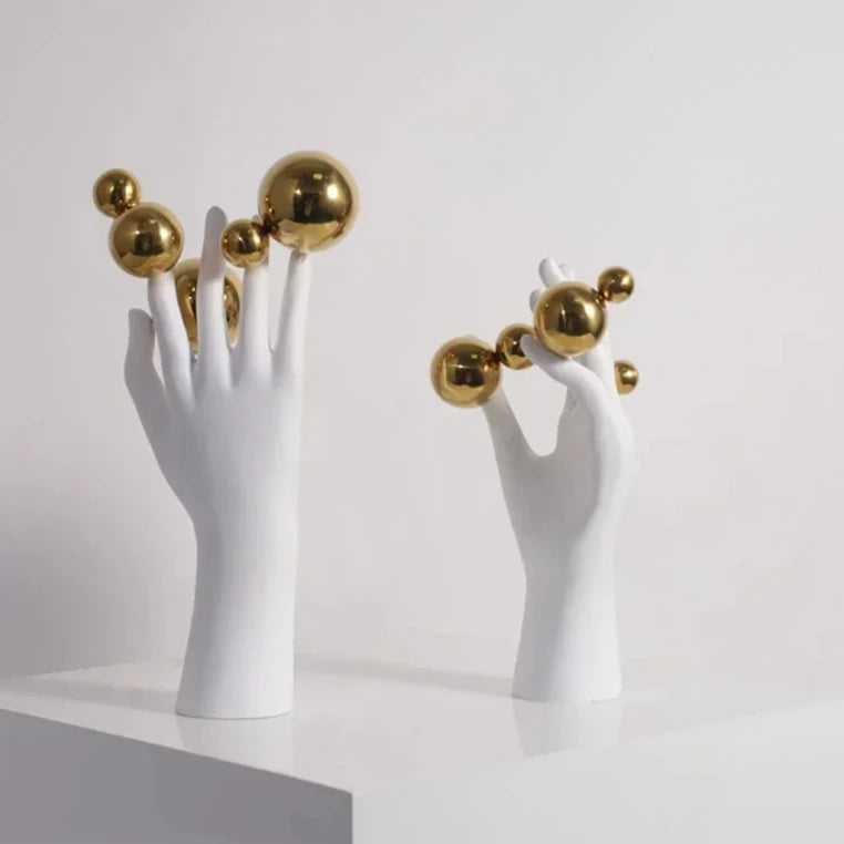Esculturas decorativas Mãos Contemporâneas