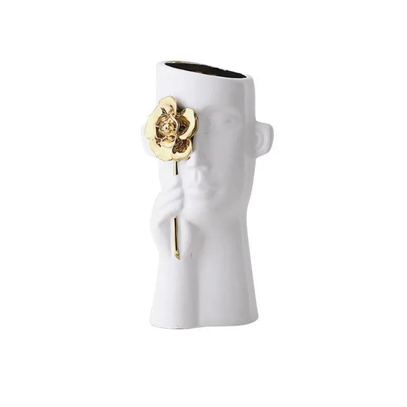 Vaso escultura Eleganza - 02 Tamanhos