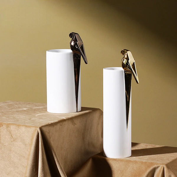 Vasos em cerâmica Bird - 02 Tamanhos