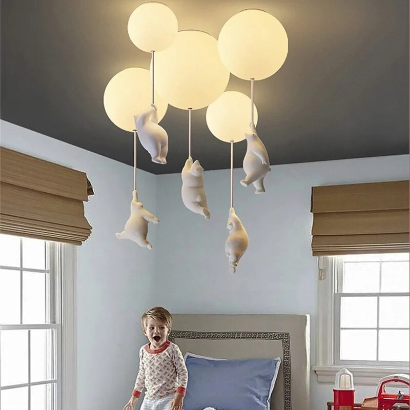 Luminária de teto Polar - design lúdico e criativo