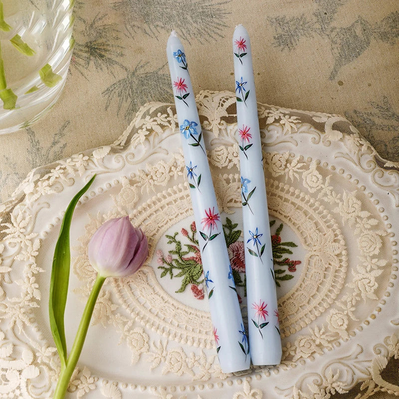 Velas estampadas - Kit 02pcs