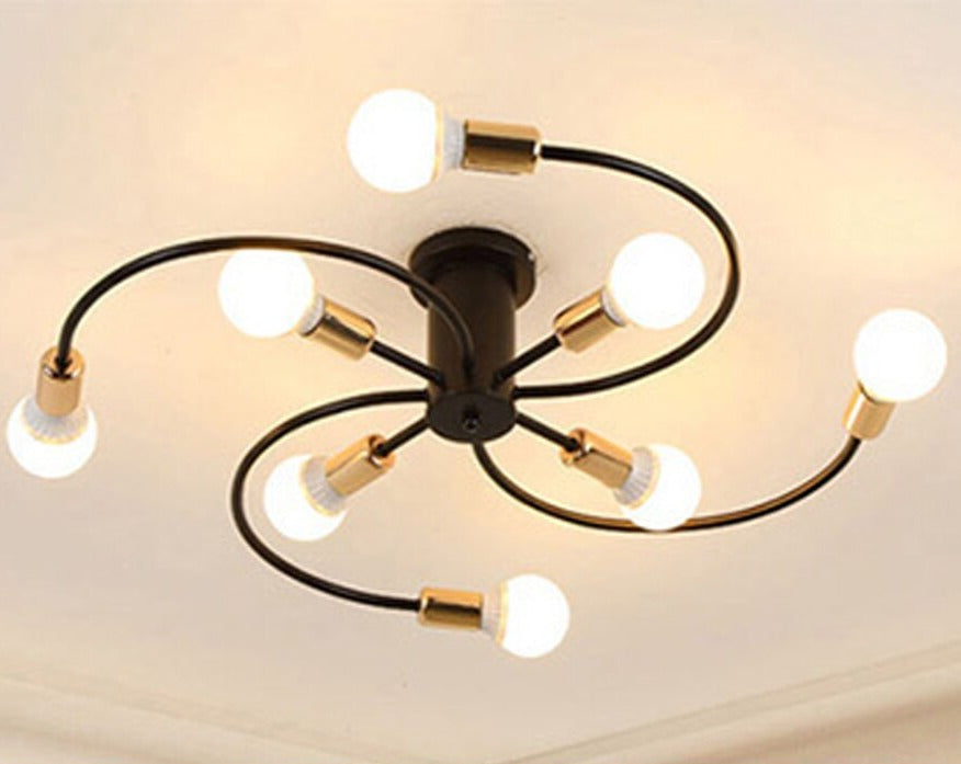 Luminária de teto Curvas - moderno e elegante