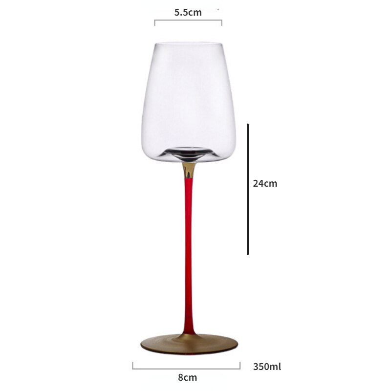 Jogo 2pcs taças em cristal Kea - design moderno