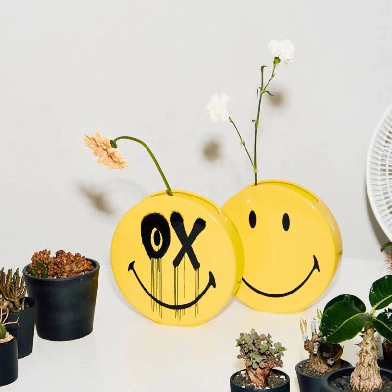 Vasos em cerâmica Smiley - Pop Art