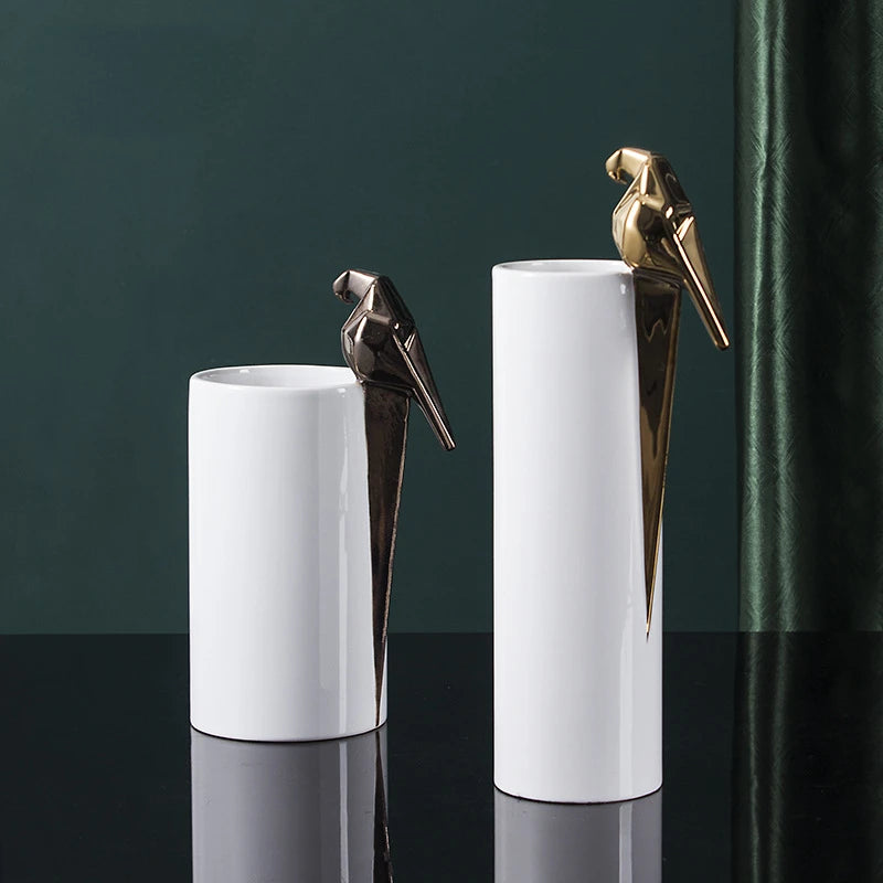 Vasos em cerâmica Bird - 02 Tamanhos