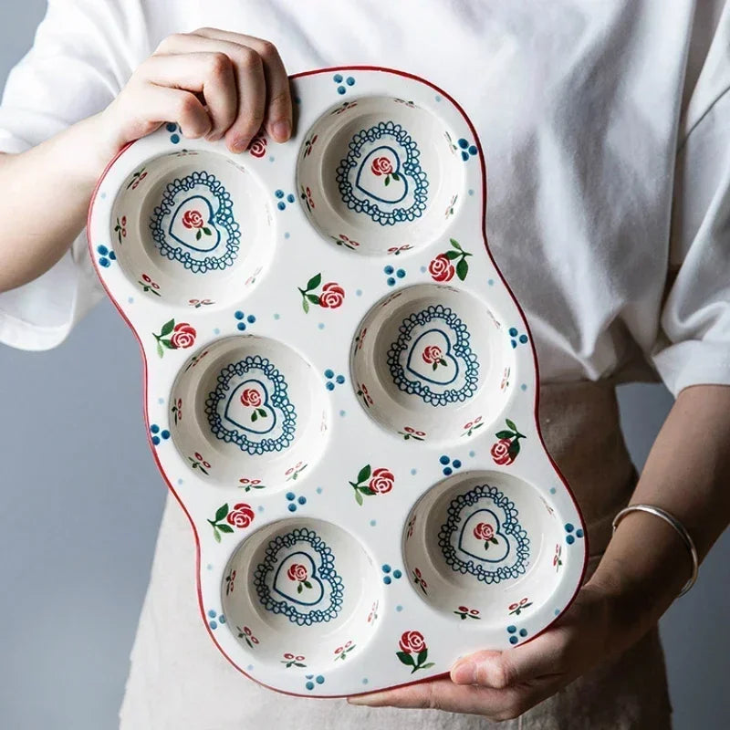 Assadeira em cerâmica Blossom - cupcake