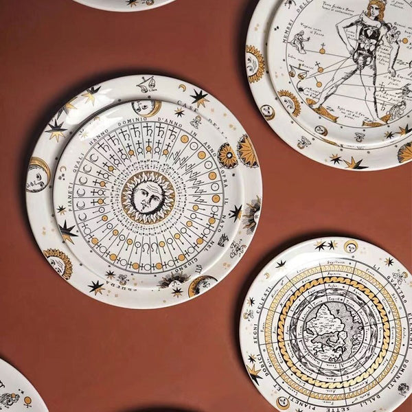 Pratos decorativos Da Vinci - cerâmica e porcelana