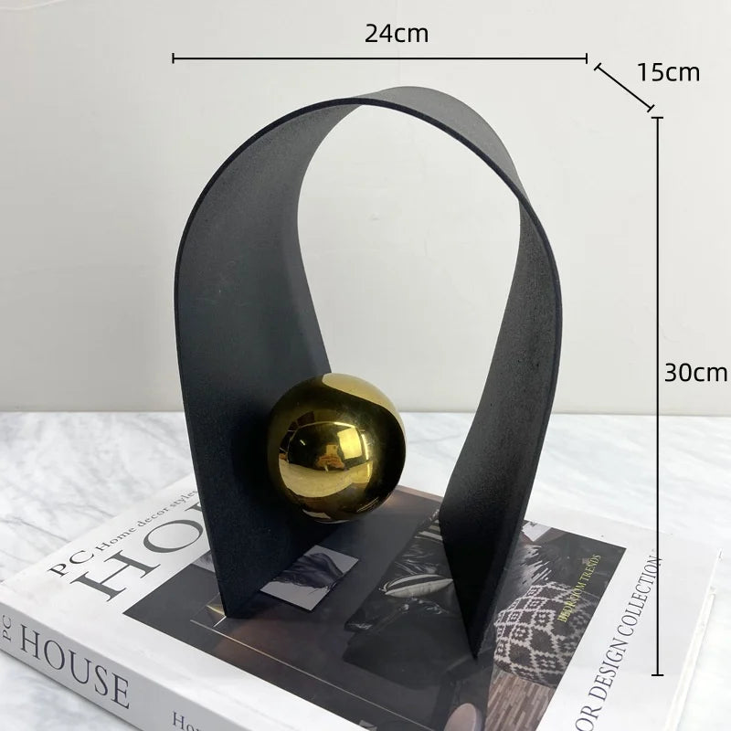 Adornos decorativos em Metal - design moderno