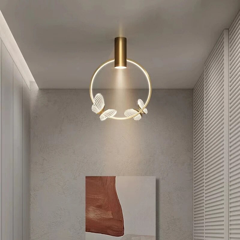 Linha de iluminação Mini Borboletas - criativo e elegante
