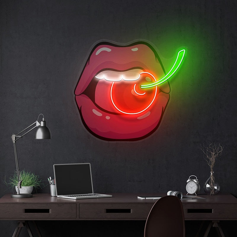 Neon contemporâneo Lips - 02 Modelos