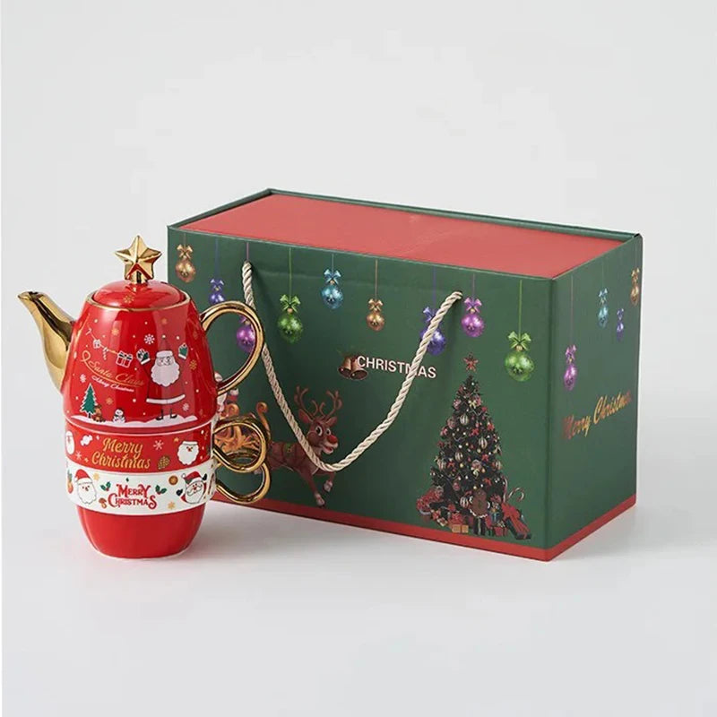 Jogo de chá Natal 3pcs - 04 modelos