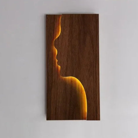 Iluminação de parede Formas - em madeira