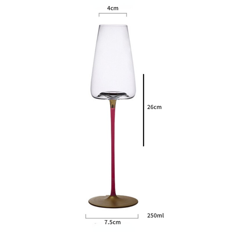 Jogo 2pcs taças em cristal Kea - design moderno