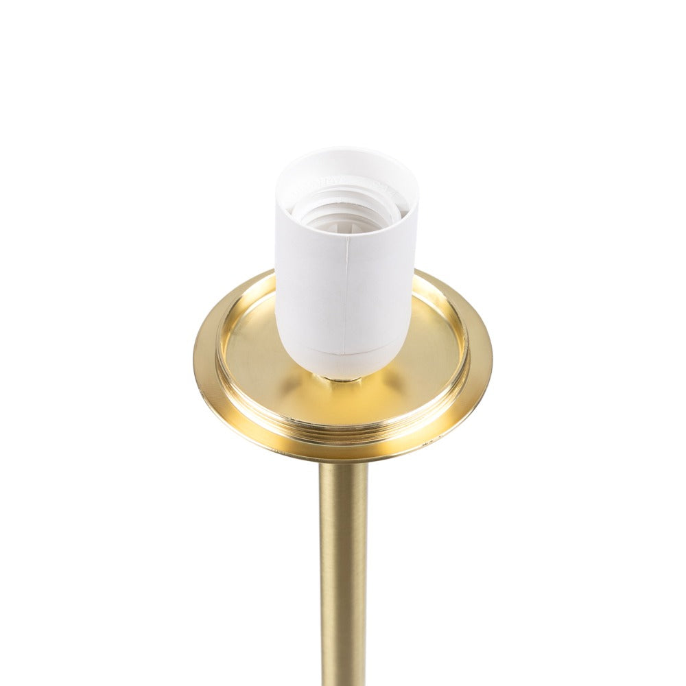 Luminária de chão em mármore e vidro - travertino