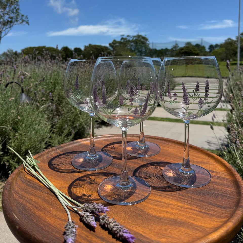 Jogo 6 Taças em cristal Gin Lavanda - 650ml