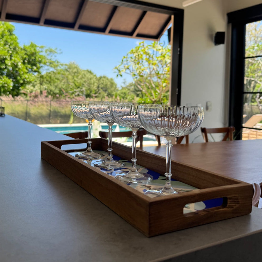 Jogo 6 Taças Cristal Orient Saucer - 205ml