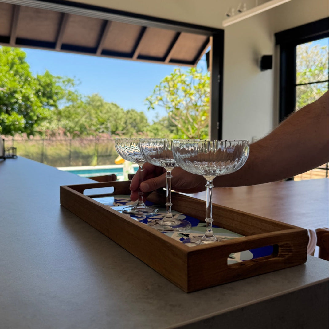 Jogo 6 Taças Cristal Orient Saucer - 205ml