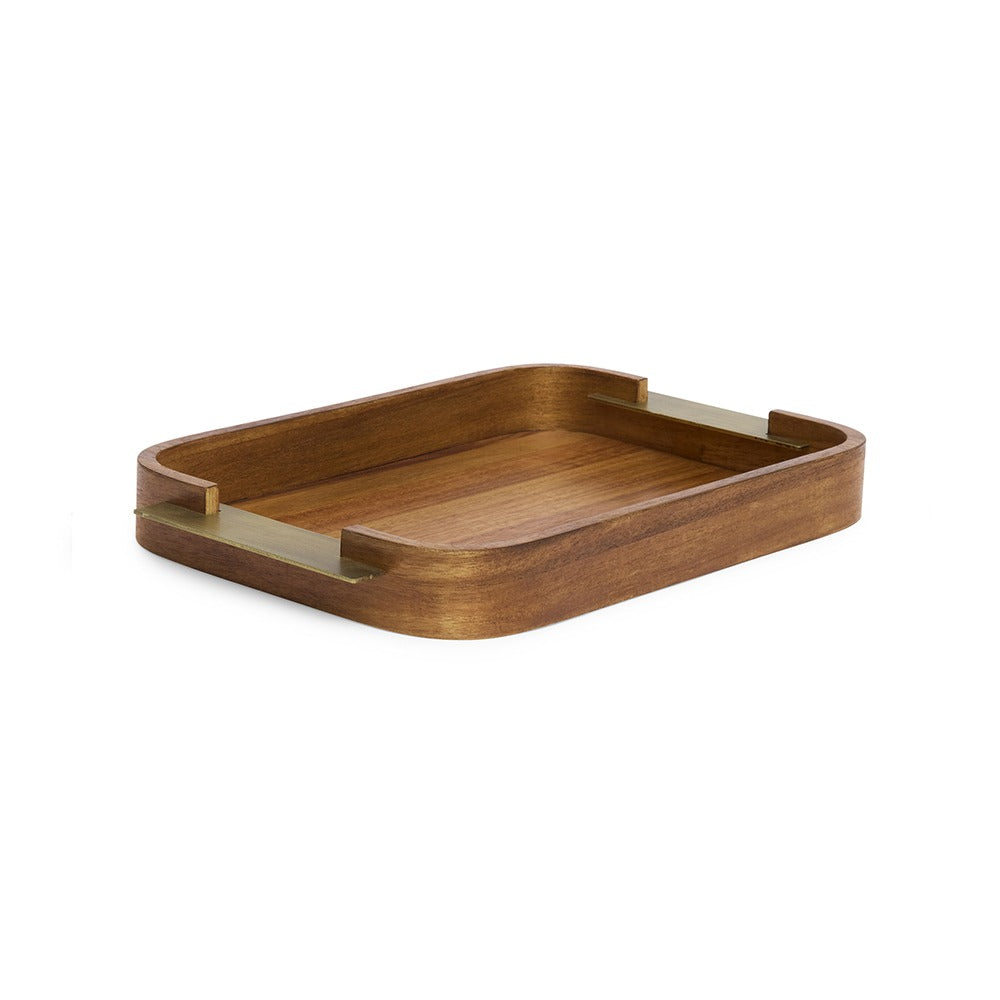 Kit Bandejas em Mdf e Metal - 2pcs