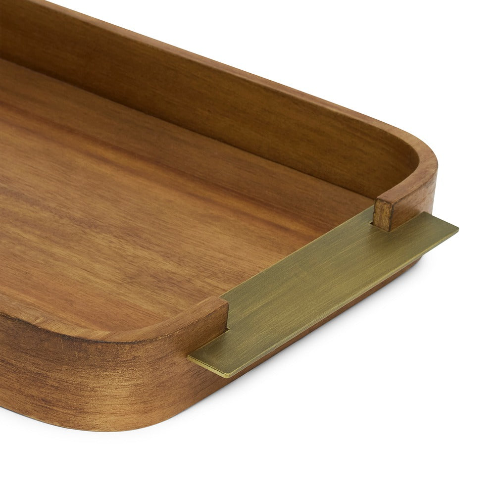 Kit Bandejas em Mdf e Metal - 2pcs